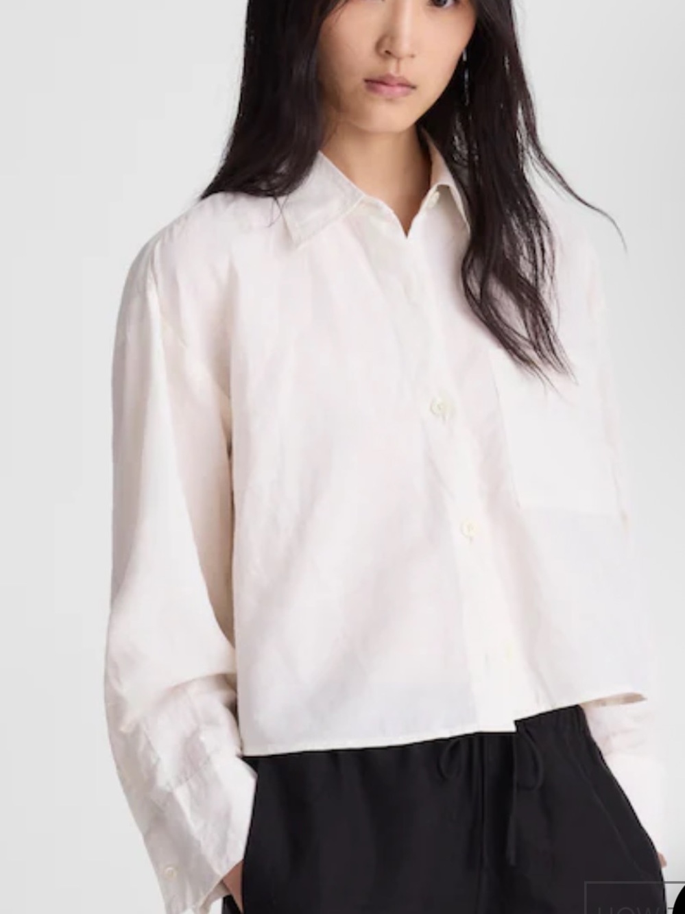 Madewell Straight-Hem Shirt in Linen